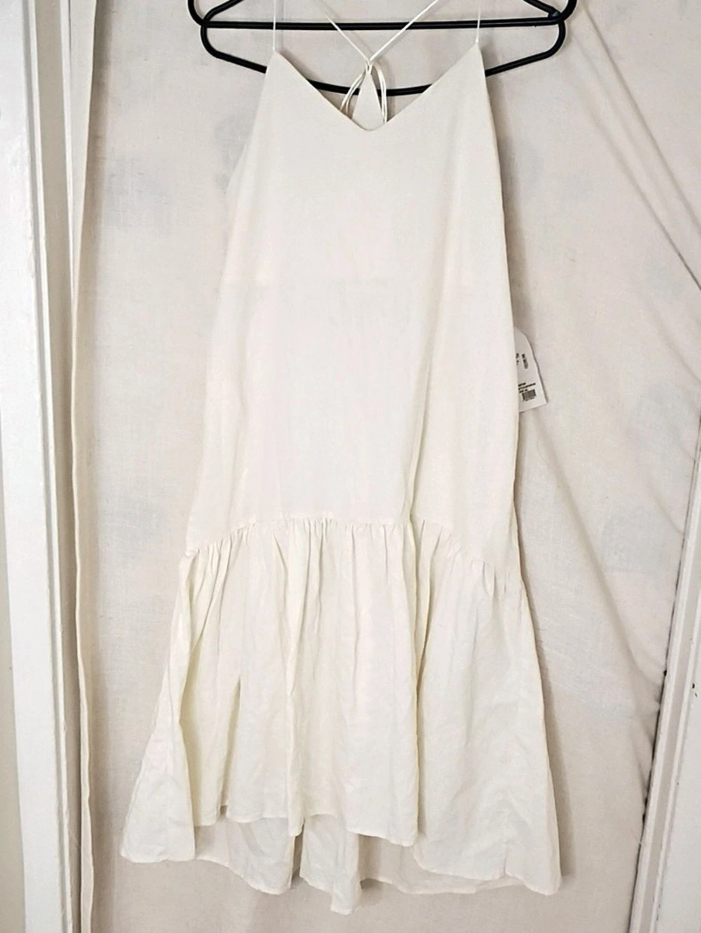 Amarelle Swimwear Linen Dress Linen Maxi Dress in White M/L NWT